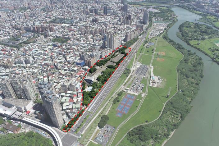 秀北區徵案跨越中和、永和兩個行政區，緊鄰新店、靠近台北市景美一帶。新北市地政局提