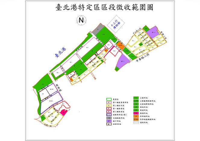 臺北港特定區區段徵收範圍圖