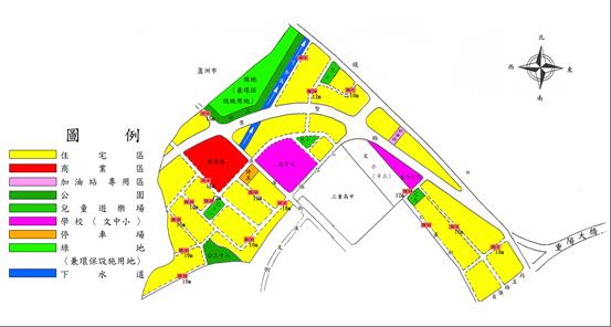 三重重陽橋市地重劃區都市計畫圖