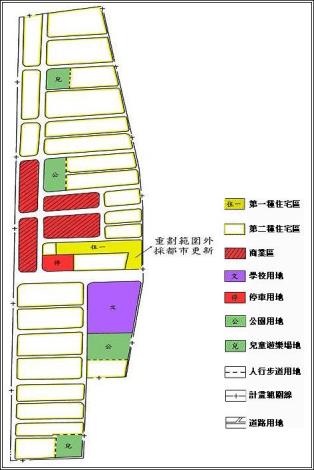 Readjustment of the front field area of Xinzhuang District Plan Scope