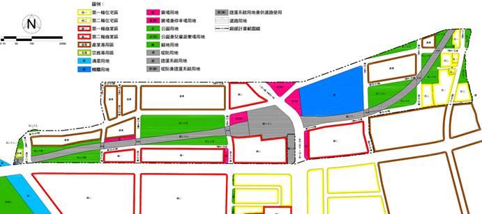 Zone Expropriation and Development Project of Knowledge Industry Park in North of Xinzhuang  Land use zonin