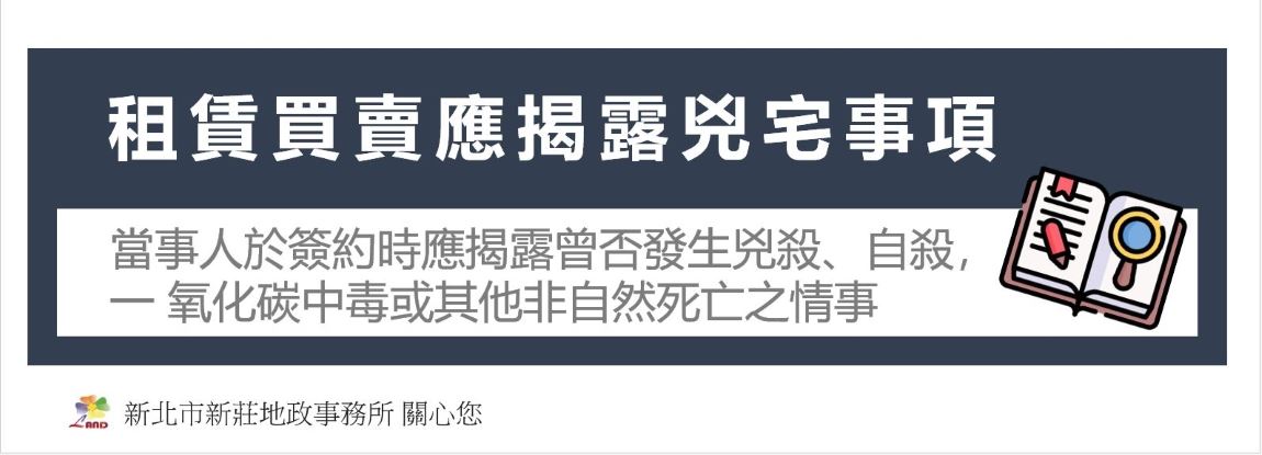 租賃買賣應揭露凶宅事項