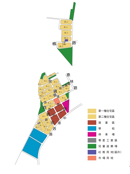 泰山東側市地重劃區都市計畫圖