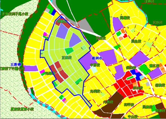 蘆洲南港子市地重劃區都市計畫圖
