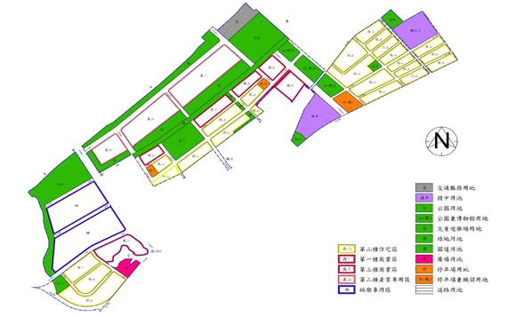 Zone Expropriation and Development Project of Taipei Port Special District map