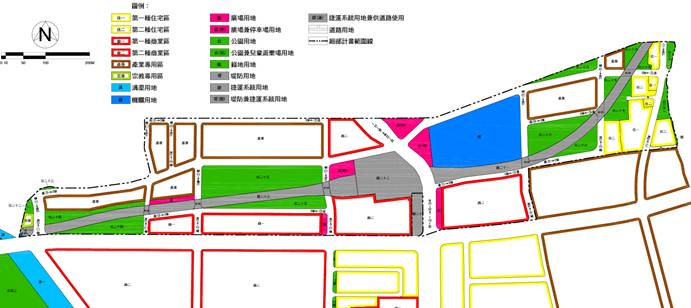 Zone Expropriation and Development Project of Knowledge Industry Park in North of Xinzhuang  Land use zoning 